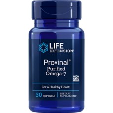 Life Extension PROVINAL® Purified Omega-7, 30 softgels (Expiry Aug 2022)